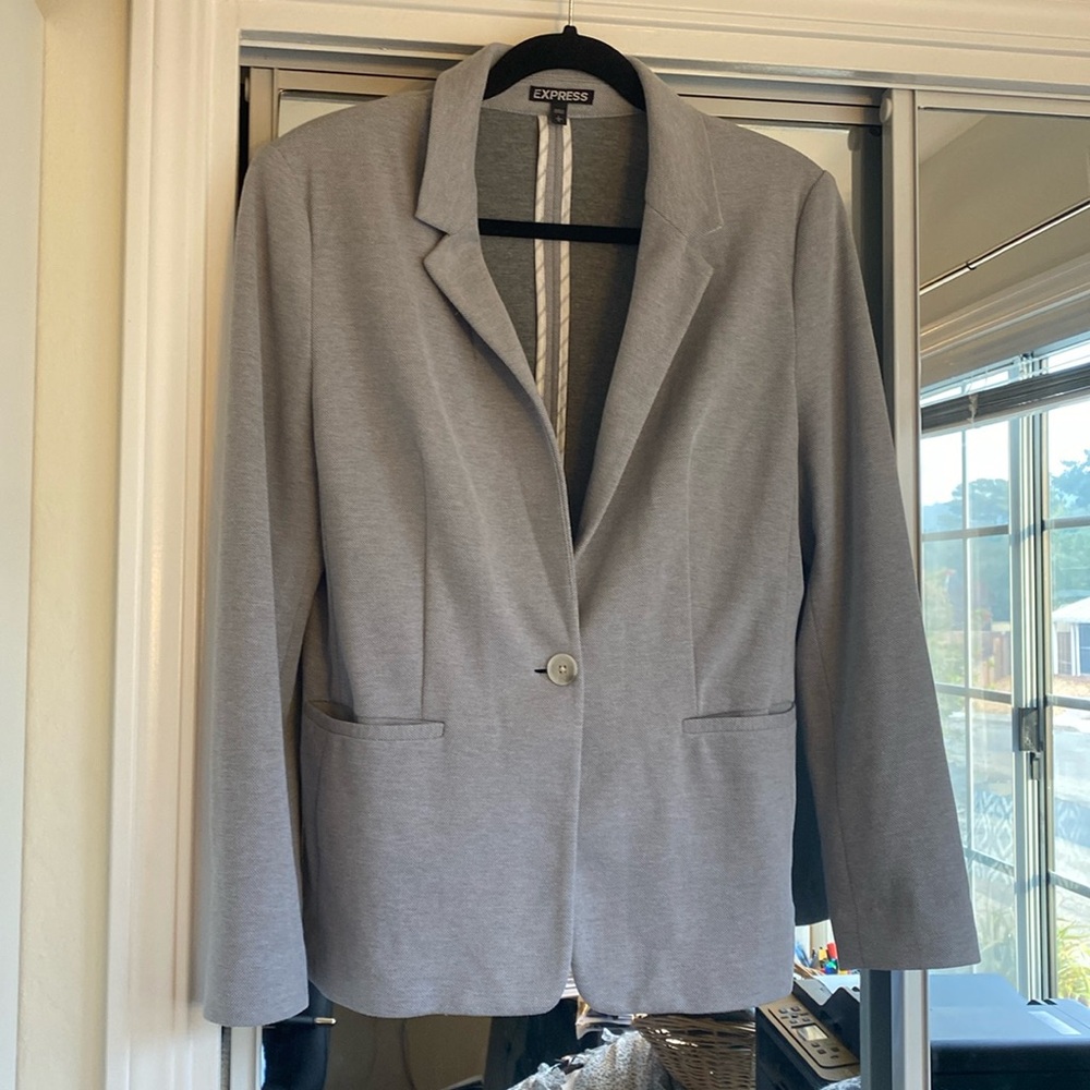 Gray blazer size large